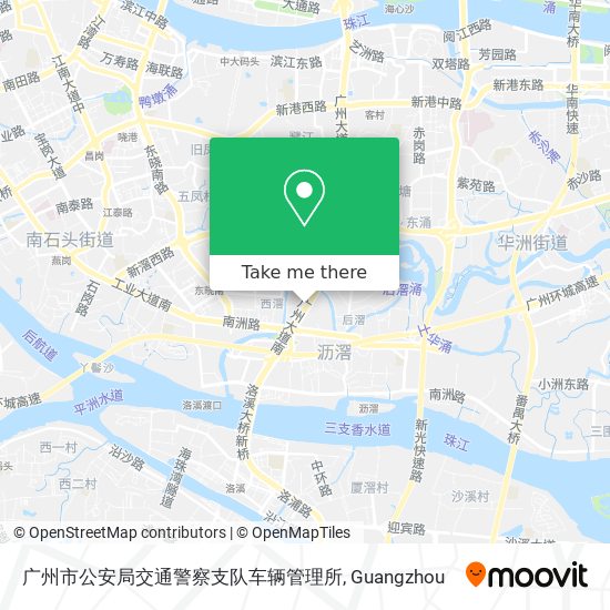 广州市公安局交通警察支队车辆管理所 map