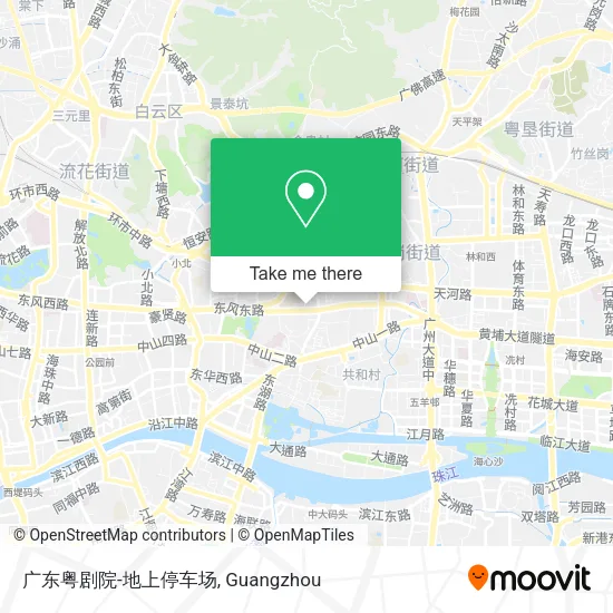 广东粤剧院-地上停车场 map