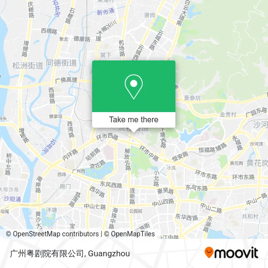 广州粤剧院有限公司 map