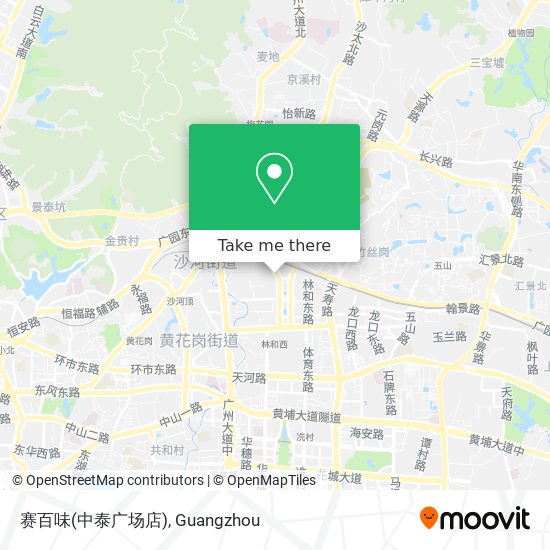 赛百味(中泰广场店) map