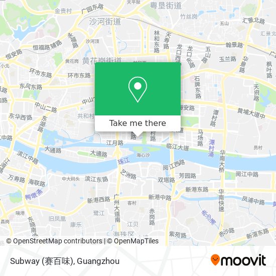 Subway (赛百味) map