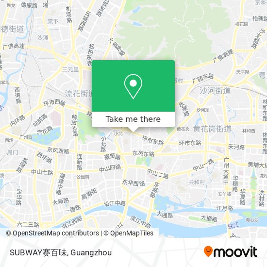 SUBWAY赛百味 map