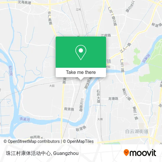 珠江村康体活动中心 map