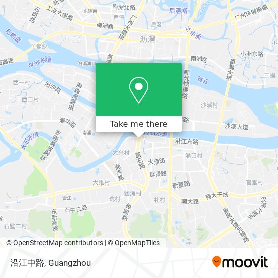 沿江中路 map