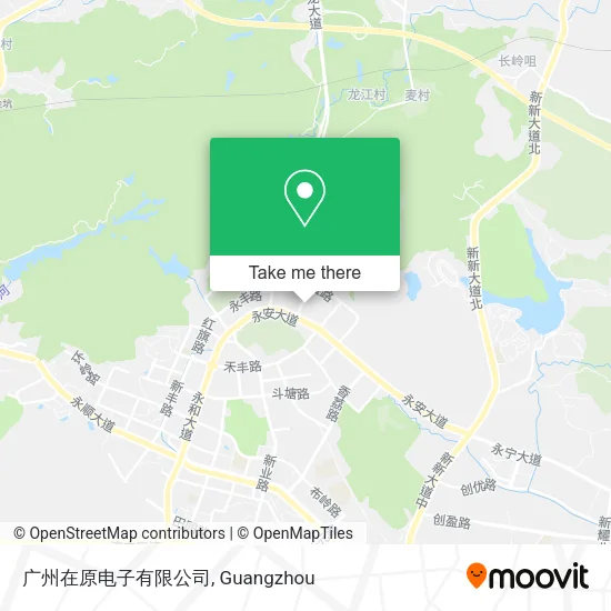 广州在原电子有限公司 map