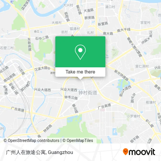 广州人在旅途公寓 map