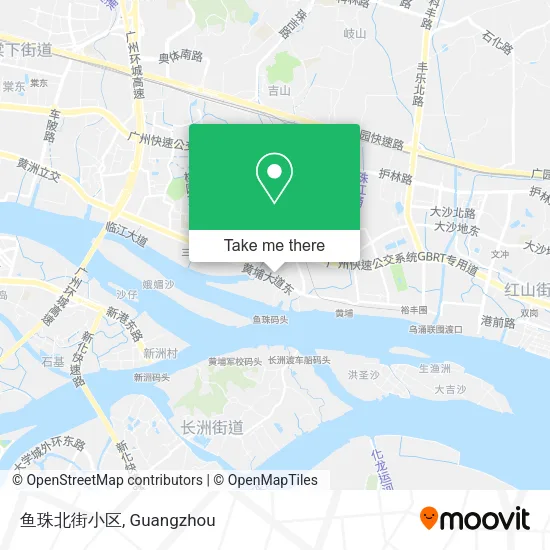 鱼珠北街小区 map