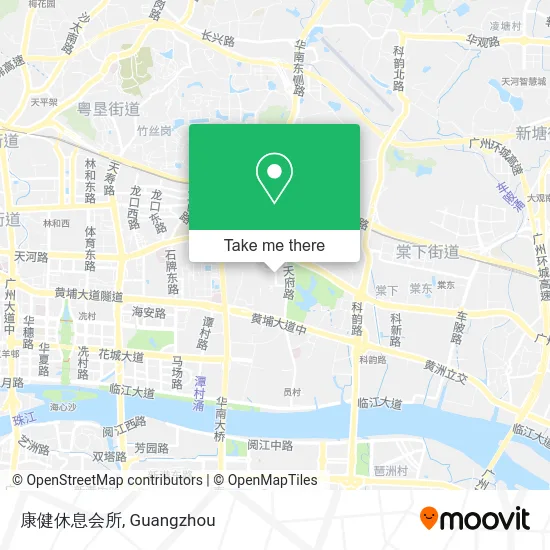 康健休息会所 map