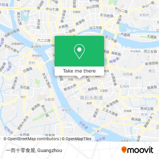 一而十零食屋 map