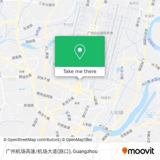 广州机场高速/机场大道(路口) map