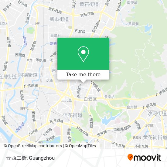 云西二街 map