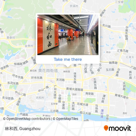 林和西 map