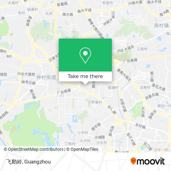 飞鹅岭 map