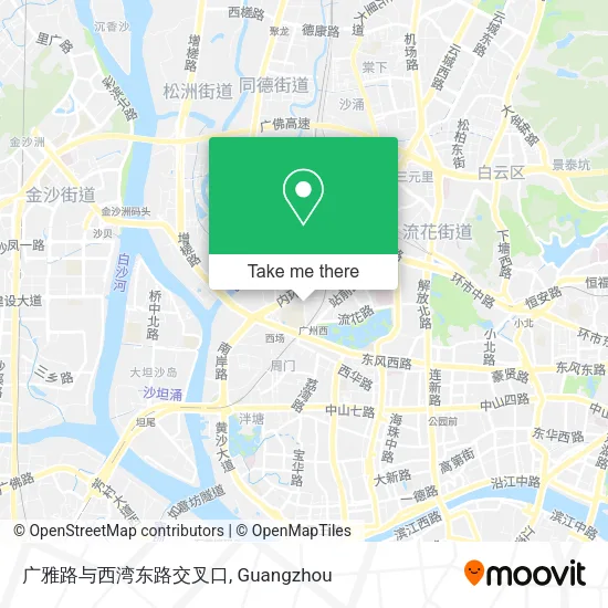 广雅路与西湾东路交叉口 map