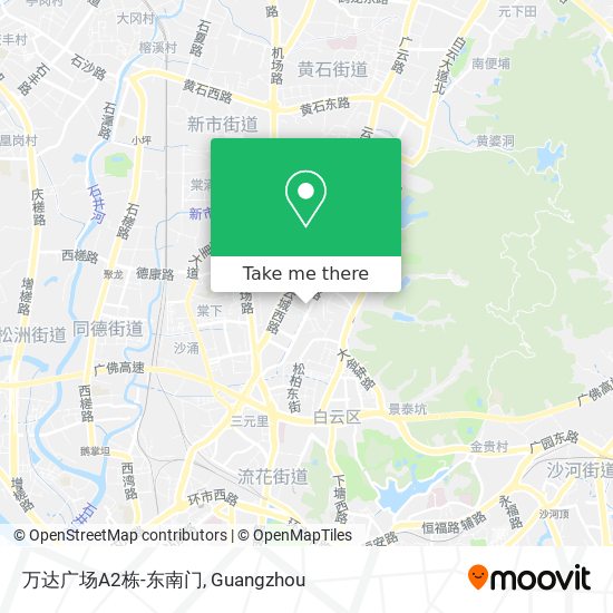 万达广场A2栋-东南门 map