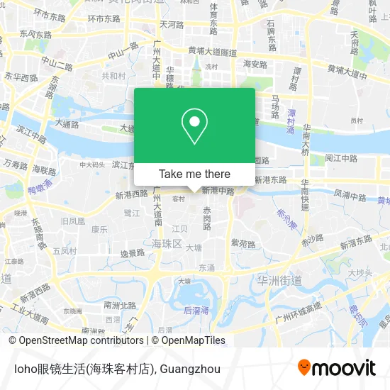loho眼镜生活(海珠客村店) map