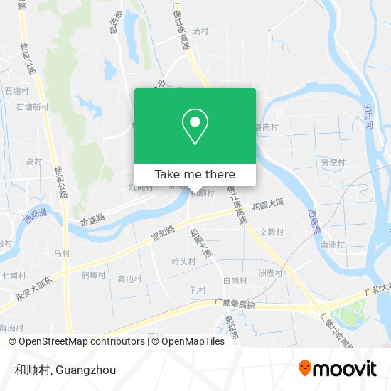 和顺村 map