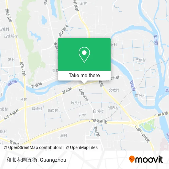 和顺花园五街 map