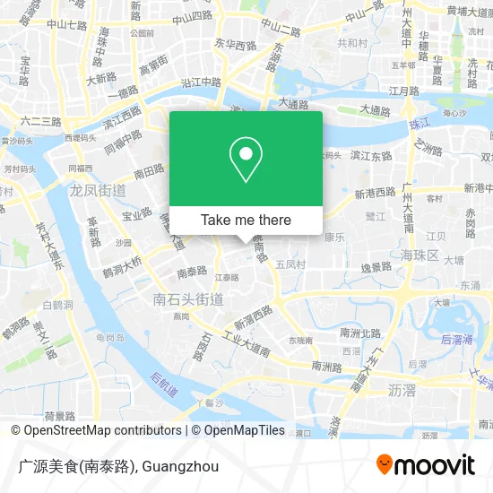 广源美食(南泰路) map