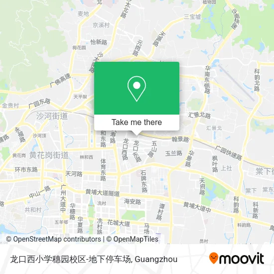 龙口西小学穗园校区-地下停车场 map