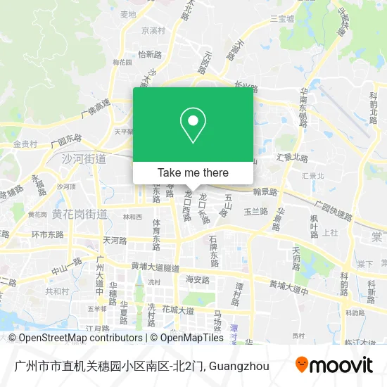 广州市市直机关穗园小区南区-北2门 map