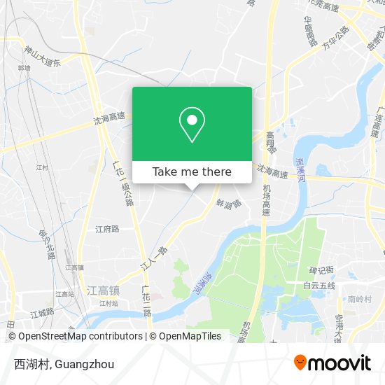 西湖村 map