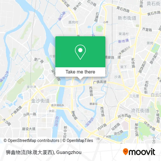 狮鑫物流(咏晟大厦西) map