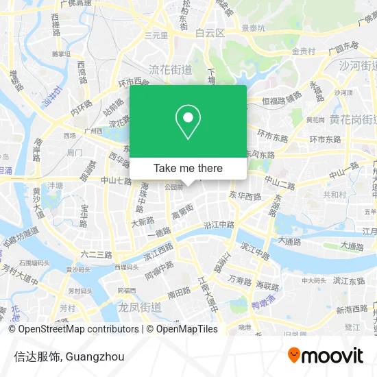 信达服饰 map