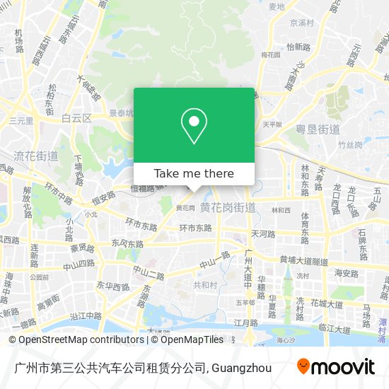 广州市第三公共汽车公司租赁分公司 map
