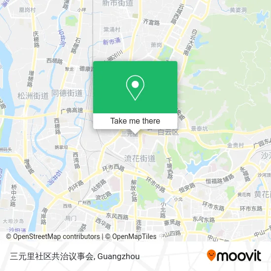 三元里社区共治议事会 map