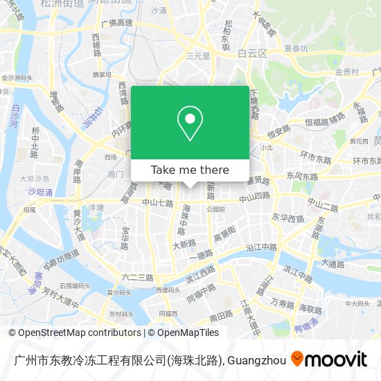 广州市东教冷冻工程有限公司(海珠北路) map