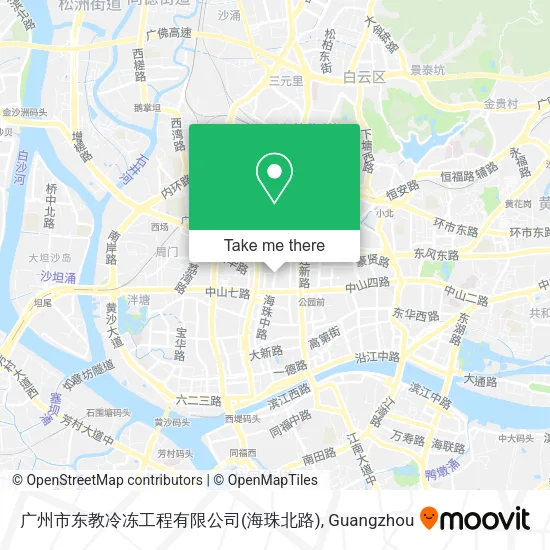 广州市东教冷冻工程有限公司(海珠北路) map