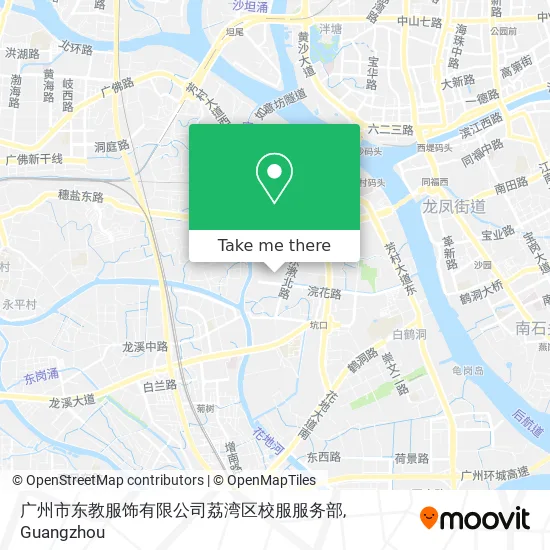 广州市东教服饰有限公司荔湾区校服服务部 map