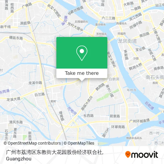 广州市荔湾区东教街大花园股份经济联合社 map