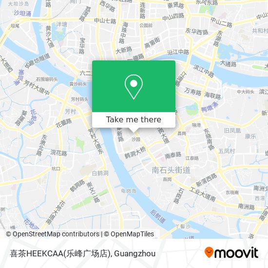 喜茶HEEKCAA(乐峰广场店) map