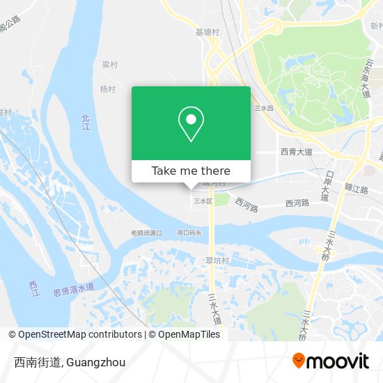 西南街道 map