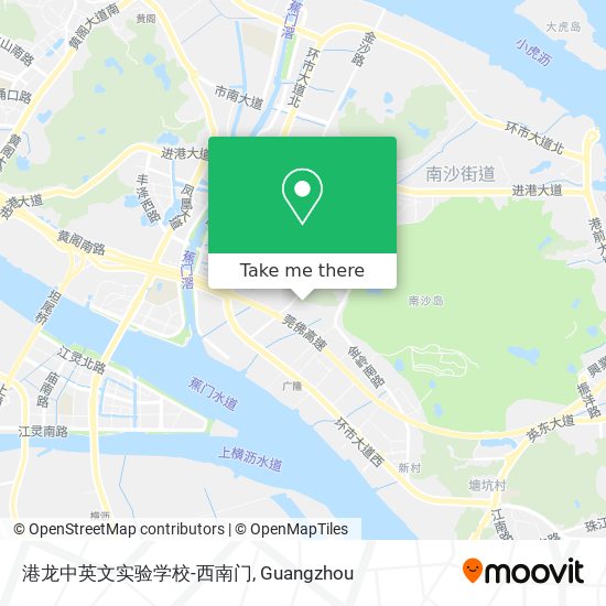 港龙中英文实验学校-西南门 map
