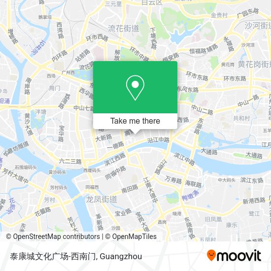 泰康城文化广场-西南门 map