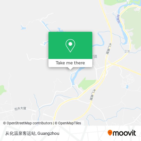 从化温泉客运站 map