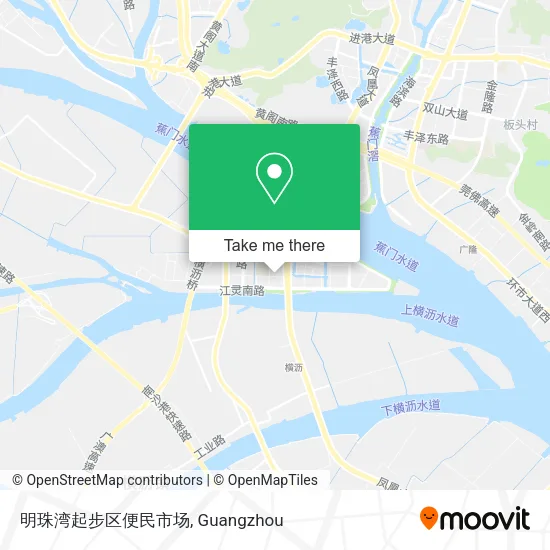 明珠湾起步区便民市场 map
