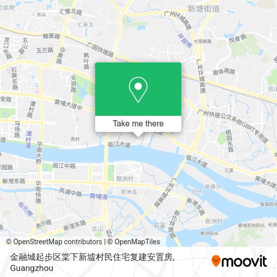金融城起步区棠下新墟村民住宅复建安置房 map