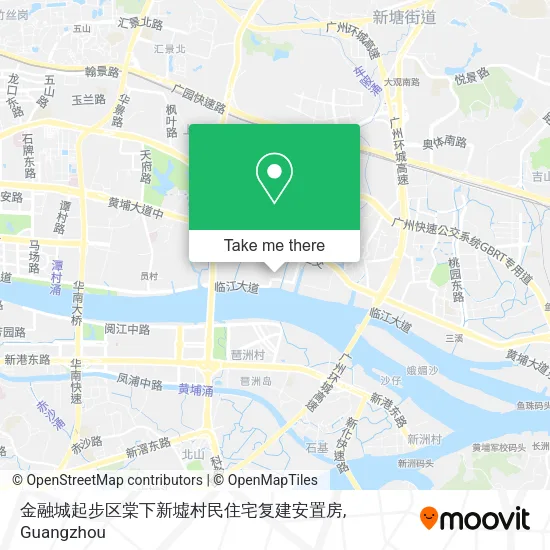 金融城起步区棠下新墟村民住宅复建安置房 map