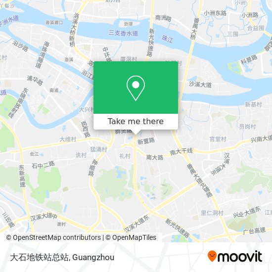 大石地铁站总站 map
