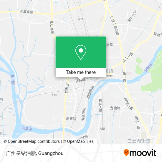 广州皇钻油脂 map