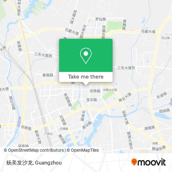 杨美发沙龙 map