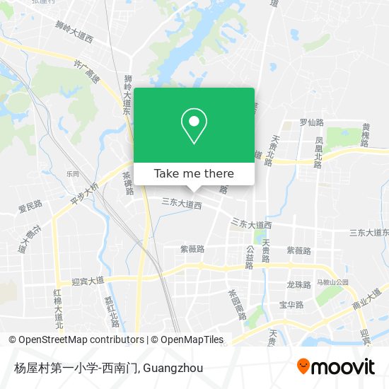 杨屋村第一小学-西南门 map