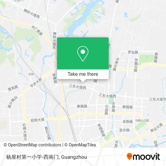 杨屋村第一小学-西南门 map