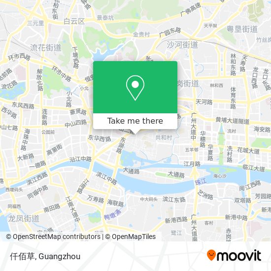 仟佰草 map
