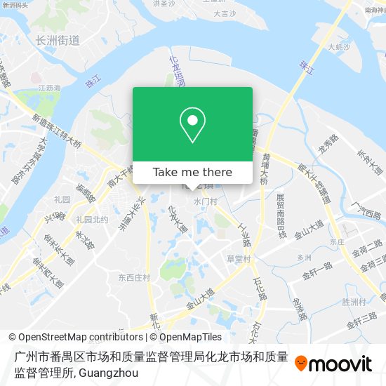 广州市番禺区市场和质量监督管理局化龙市场和质量监督管理所 map