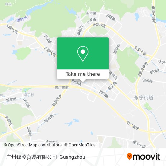 广州锋凌贸易有限公司 map